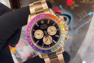 Rolex Daytona Rainbow Rose gold-Damn, that's dope!